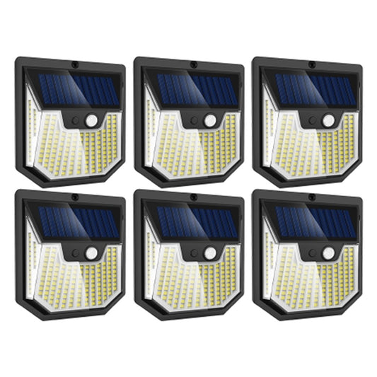 6PCS Outdoor Solar Wall Lights Super Bright Motion Sensor Security Lamps for Patio Garage