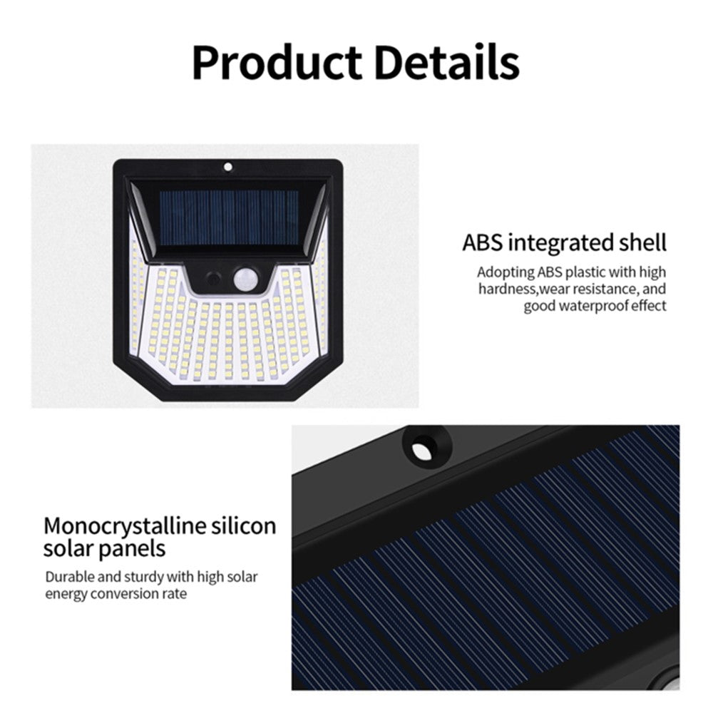 6PCS Outdoor Solar Wall Lights Super Bright Motion Sensor Security Lamps for Patio Garage