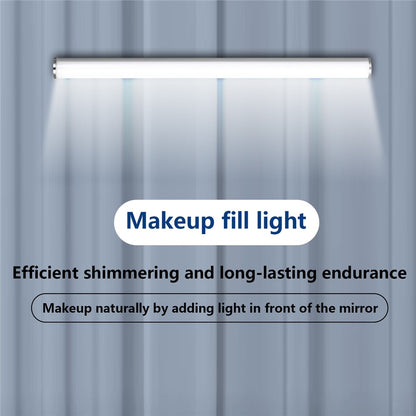 MFL-01 Suction Cup Mounted Mirror Front Makeup Fill Light Rechargeable Aluminum Alloy Light Bar