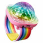 Portable Disco Ball Wristband Light Voice Activated Party Lamp USB Rechargeable Flashing Light