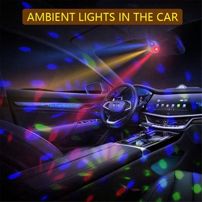 Portable Disco Ball Wristband Light Voice Activated Party Lamp USB Rechargeable Flashing Light