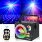 Rotating Magic Ball Laser Light RGB LED Strobe Sound Activated Projector Lamp for Bar / KTV / Disco