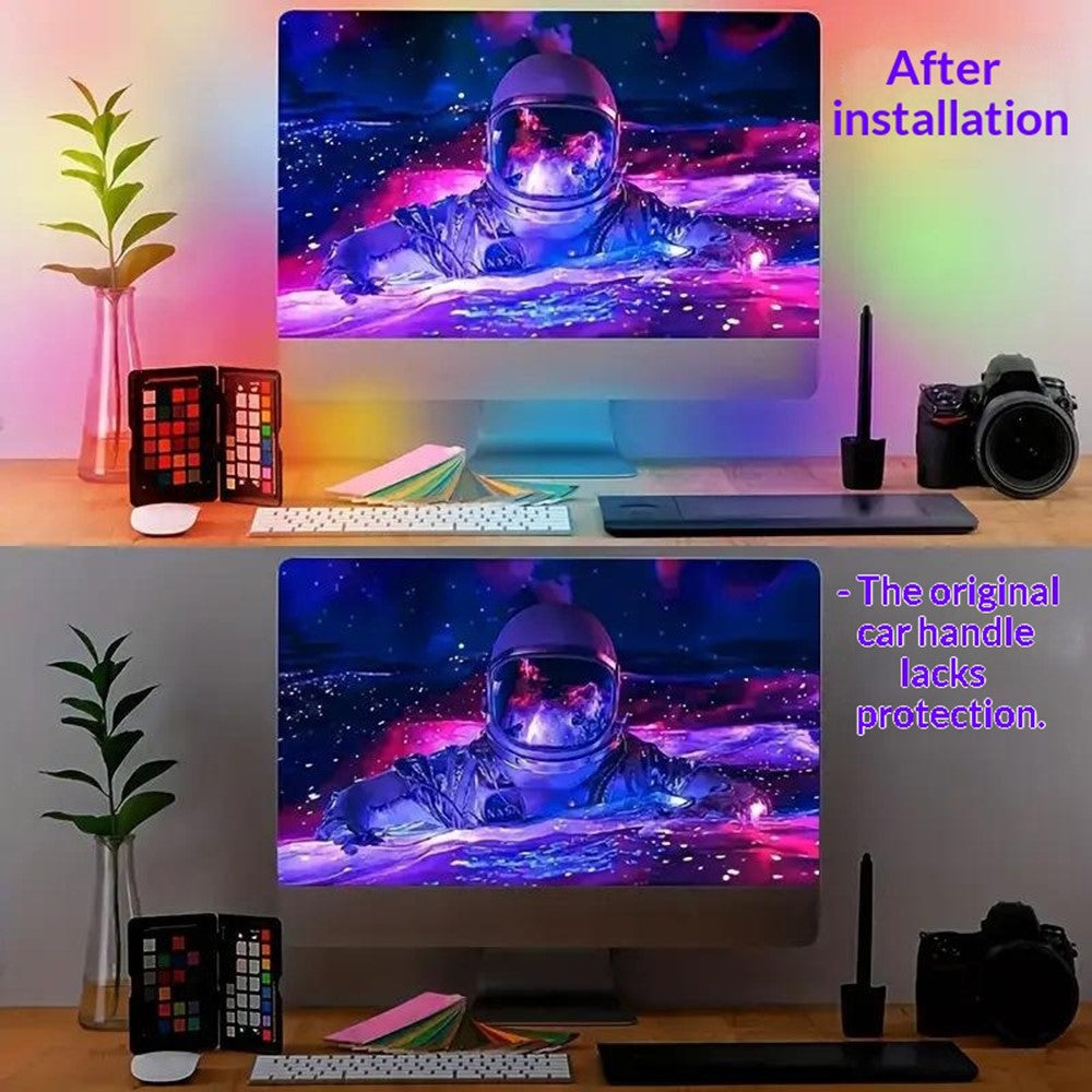 KBB-54 24 inch LED Gaming RGB Ambient Light Strip Silicone Flexible Stick-on Lamp with Wired  /  Remote  /  APP Control for Computer