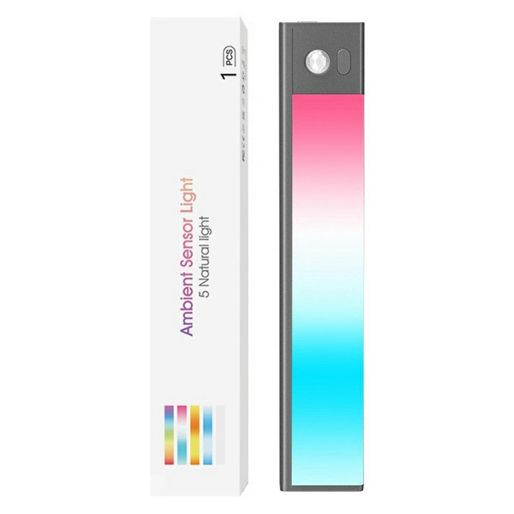L1-021 23.3cm RGB Cabinet Light Magnetic Human Motion Sensor Smart Wall Lamp Long Night Light for Home