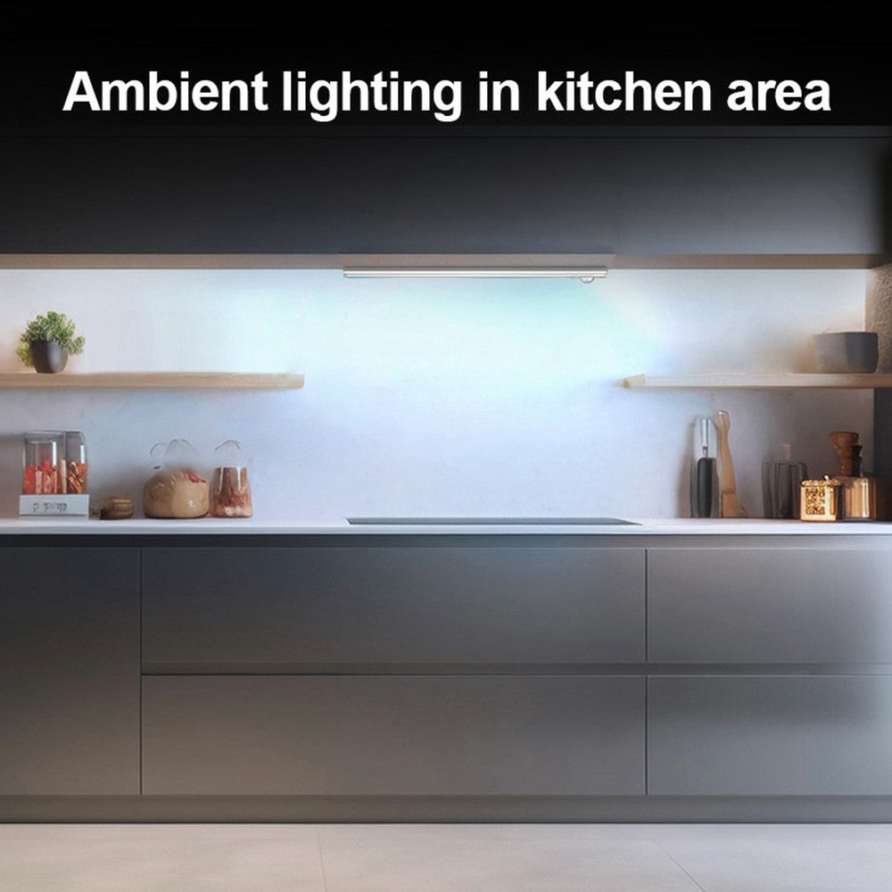 L1-021 23.3cm RGB Cabinet Light Magnetic Human Motion Sensor Smart Wall Lamp Long Night Light for Home