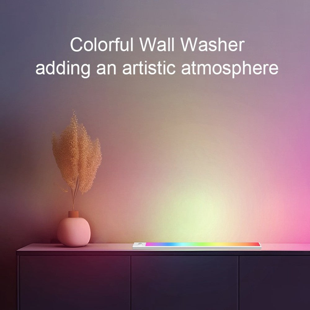 L1-021 23.3cm RGB Cabinet Light Magnetic Human Motion Sensor Smart Wall Lamp Long Night Light for Home