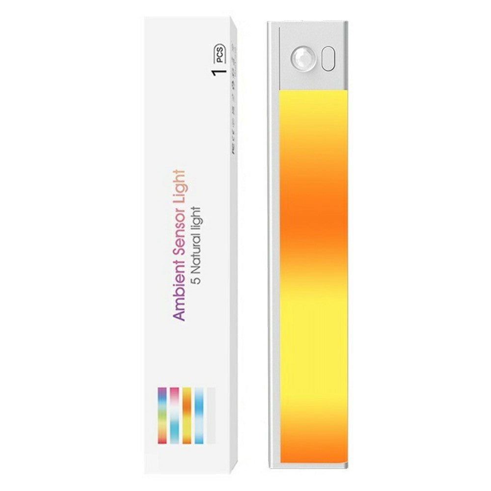 L1-021 23.3cm RGB Cabinet Light Magnetic Human Motion Sensor Smart Wall Lamp Long Night Light for Home
