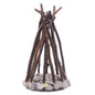 130 x 130 x 245mm Creative LED Campfire Night Light Stone Tree Branch Design Decorative Table Lamp for Bedroom / Living Room