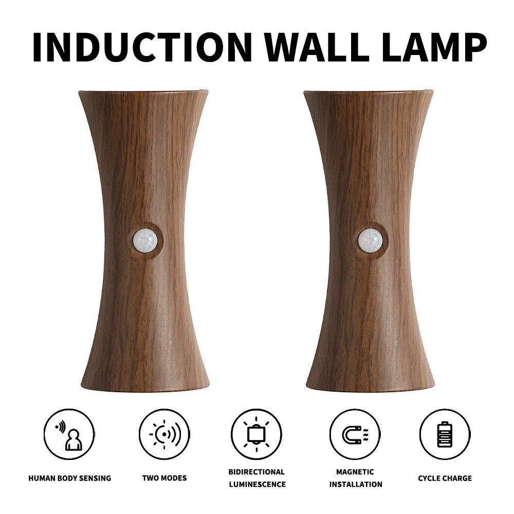 Motion Sensor Night Light Cordless Magnetic Wall Light Dimmable LED Lamp for Bedroom Staircase Hallway