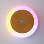 Round Wall Light Rechargeable Motion Sensor 3-Color Dimming LED Night Light with Magnetic Base