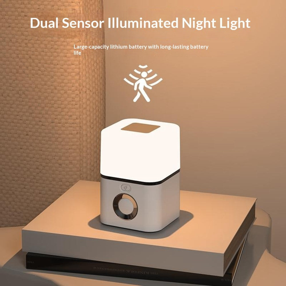 TB-137SLIR 2000mAh Rechargeable PIR Motion Sensor Night Light Portable LED Camping Light for Bedroom Outdoor