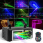 5 In 1 RGB Laser Projection Light 1000+ Patterns Atmosphere Lamp with Remote Control for DJ KTV Bar
