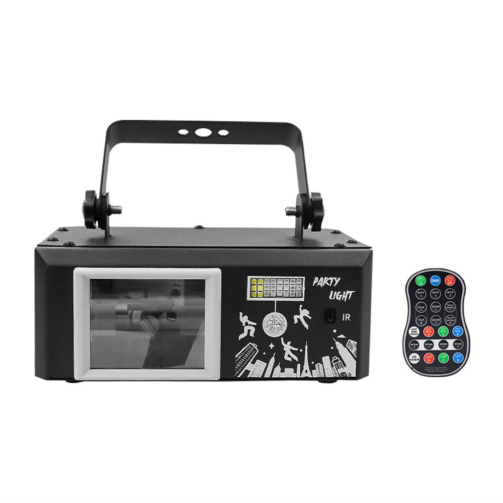 5 In 1 RGB Laser Projection Light 1000+ Patterns Atmosphere Lamp with Remote Control for DJ KTV Bar