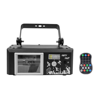 5 In 1 RGB Laser Projection Light 1000+ Patterns Atmosphere Lamp with Remote Control for DJ KTV Bar