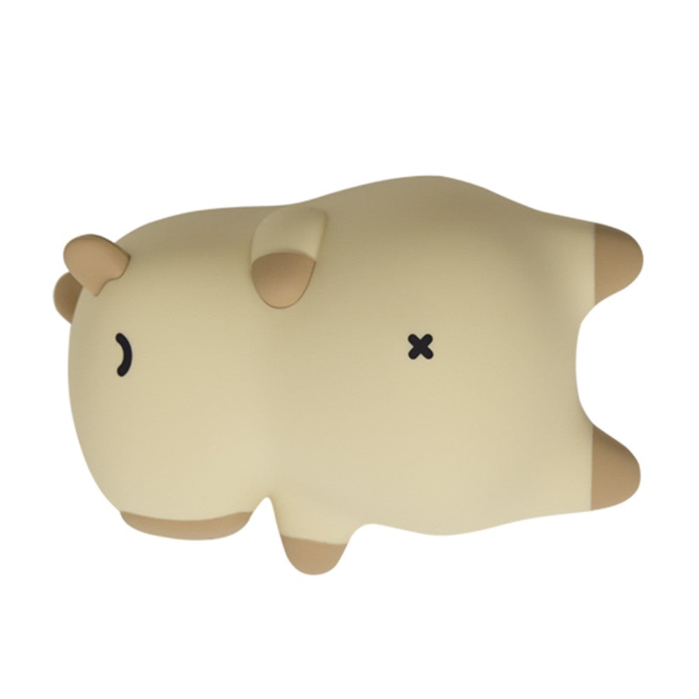 A073 Capybara Snoring Sleep Silicone Night Light 3 Brightness Levels Timing for Bedroom