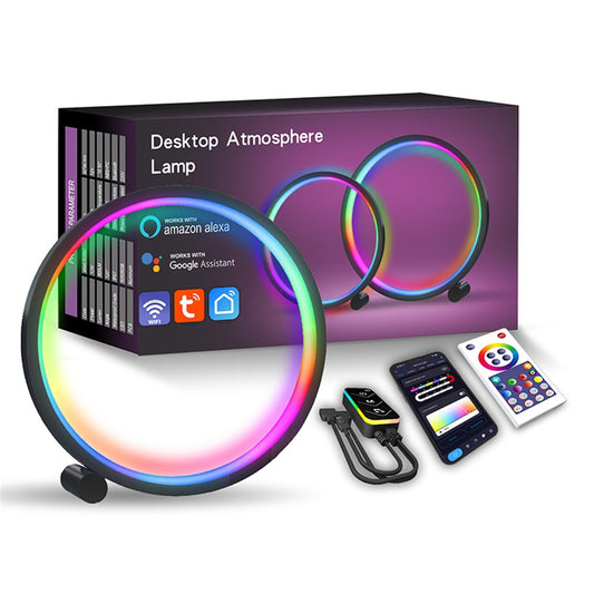 LIXINCORDA SAL052 RGBIC Smart LED Light Desktop Ambient Ring Light Support Tuya WiFi
