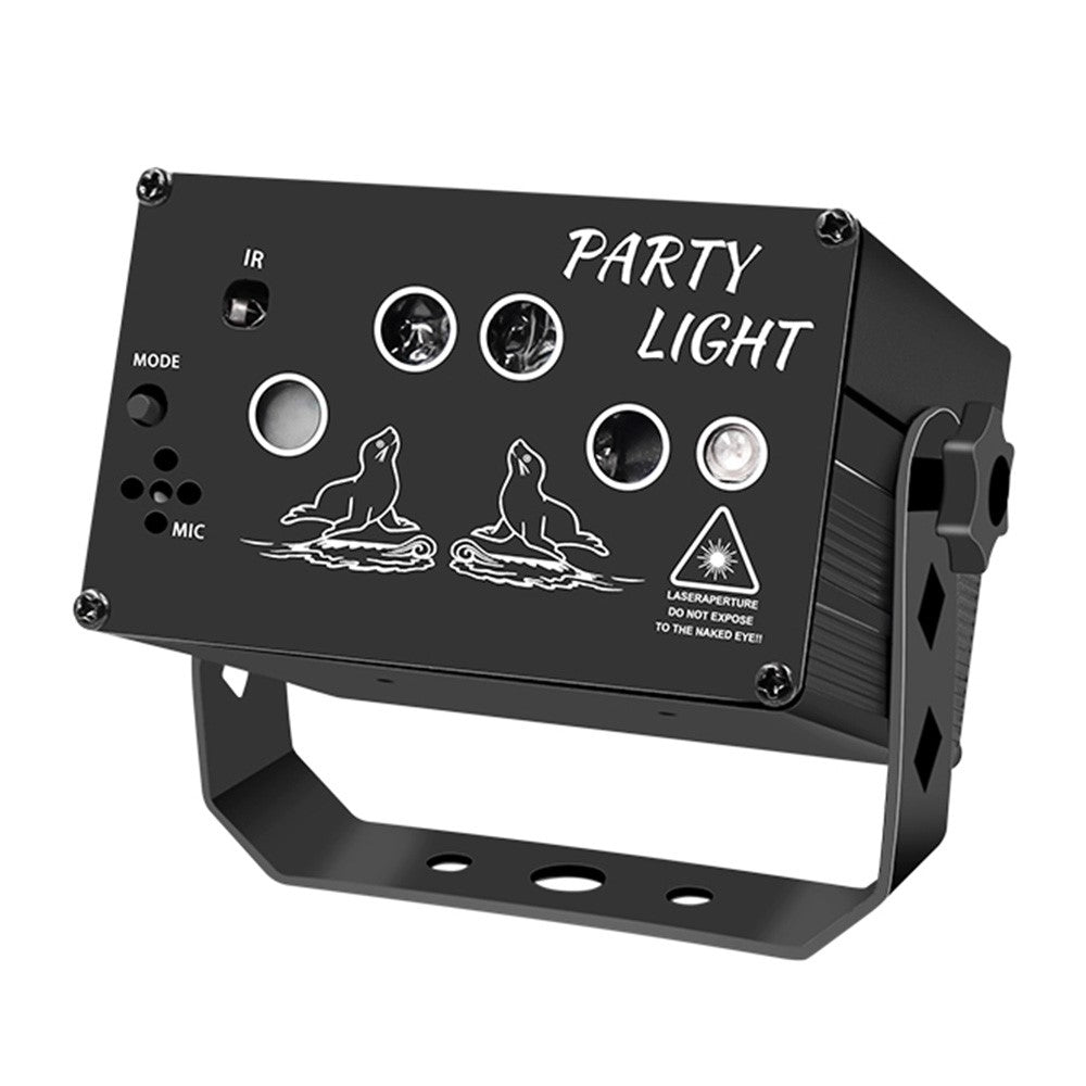 T10 Dreamy Laser Light Stage KTV Flash Light Voice-activated Remote Control Disco Party Atmosphere Lamp
