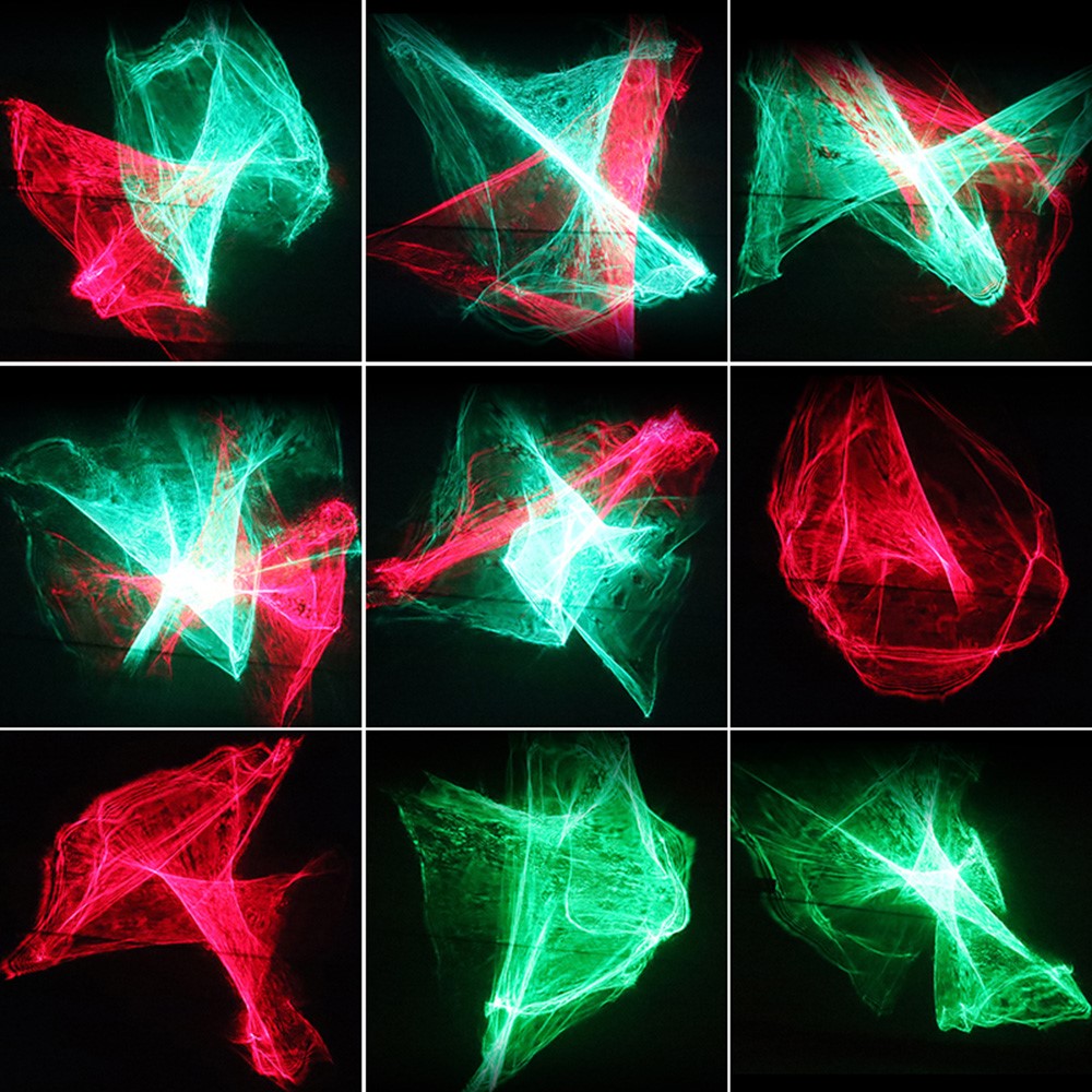 T20 DJ Party Lights Stage Light Northern Lights Effect Laser Light Disco Strobe Lighting with Remote Control