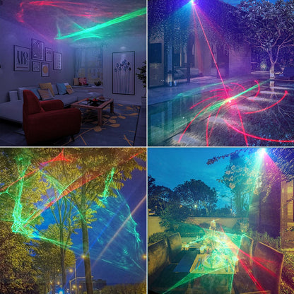 T20 DJ Party Lights Stage Light Northern Lights Effect Laser Light Disco Strobe Lighting with Remote Control