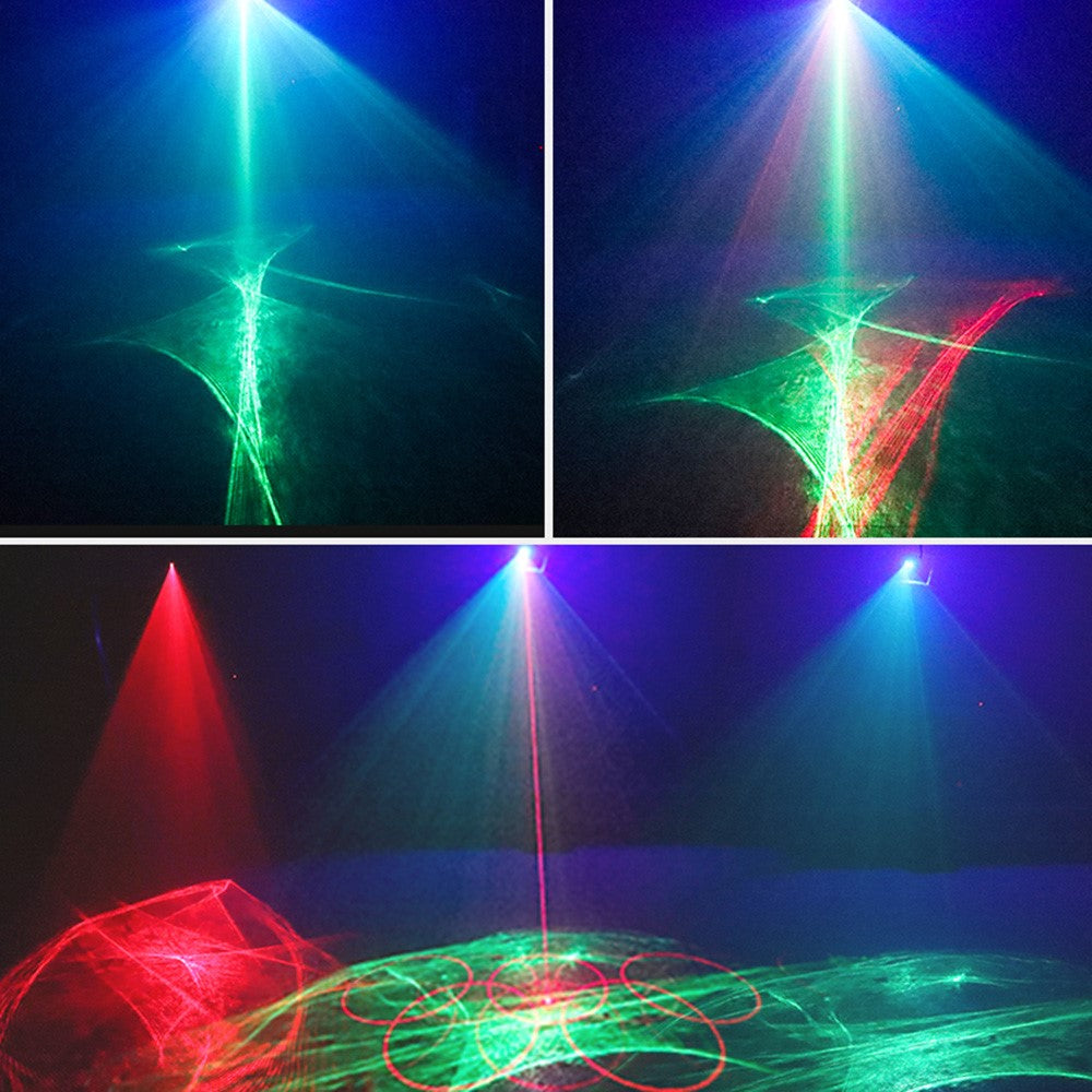 T20 DJ Party Lights Stage Light Northern Lights Effect Laser Light Disco Strobe Lighting with Remote Control