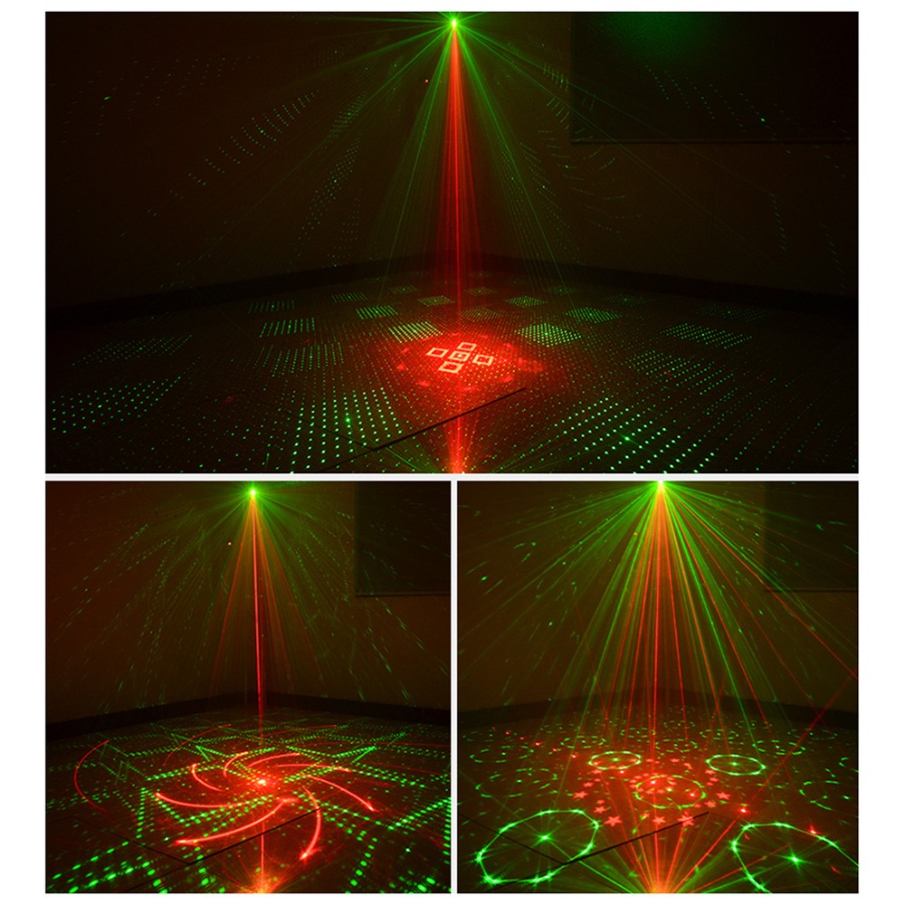 T20 DJ Party Lights Stage Light Northern Lights Effect Laser Light Disco Strobe Lighting with Remote Control