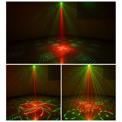 T20 DJ Party Lights Stage Light Northern Lights Effect Laser Light Disco Strobe Lighting with Remote Control