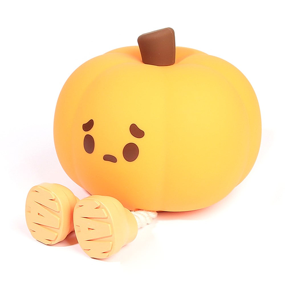 Cute Pumpkin Shape Touch Night Light Touch Lamp Phone Holder Halloween Decor Gift (CE ROHS FCC CPC Certified)