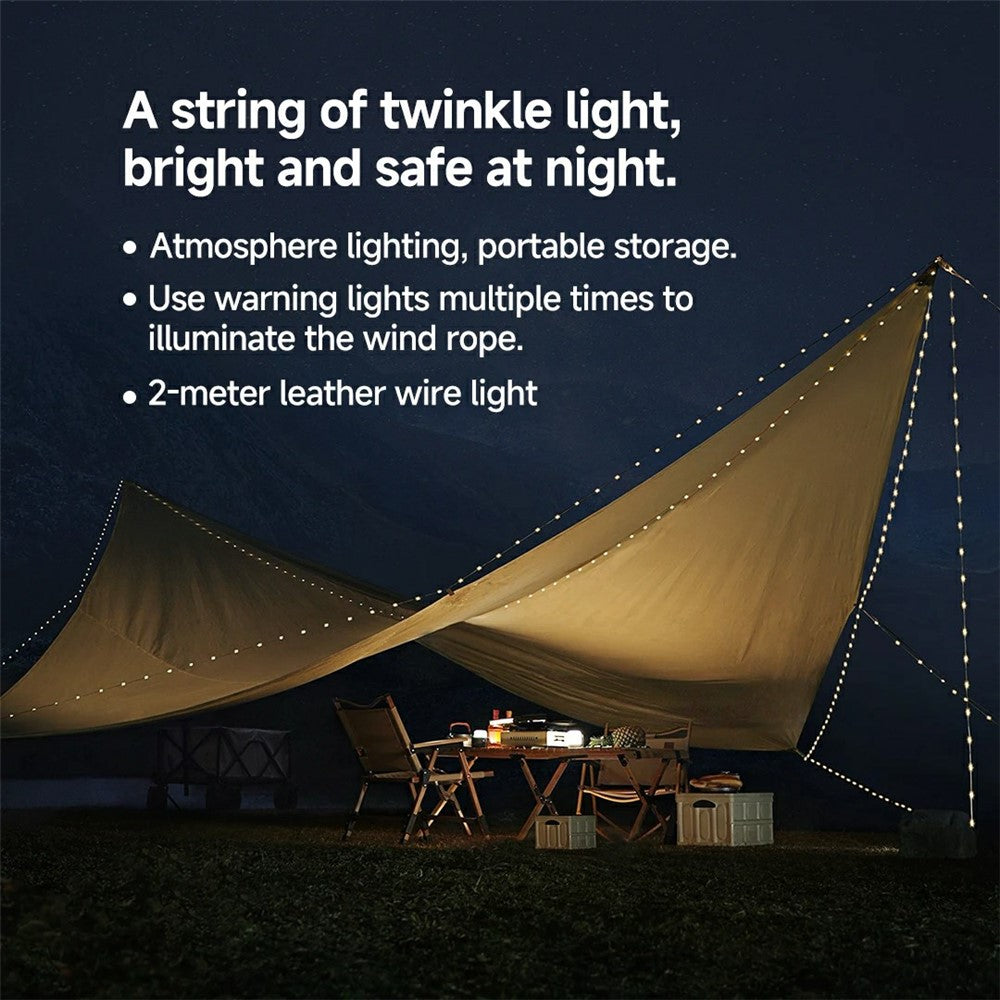XIAOMIYOUPIN NEXTOOL Camping Twinkle Light 2m Light String Outdoor Running Cycling Lamp (Chinese Version)