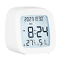 Digital Alarm Clock with Backlight Battery Operated Temperature Humidity Monitor Alarm Clock