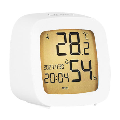 Digital Alarm Clock with Backlight Battery Operated Temperature Humidity Monitor Alarm Clock