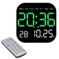 10.55 inch Digital Large Display Clock Electronic Clock with Date / Month / Temperature LED Display for Desk / Wall