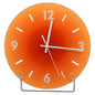 12 inch Sunset Wall Clock with Bracket Battery Operated Gradient Glass Silent Clocks for Home (No Battery)