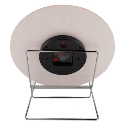 12 inch Sunset Wall Clock with Bracket Battery Operated Gradient Glass Silent Clocks for Home (No Battery)