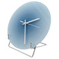 12 inch Sunset Wall Clock with Bracket Silent Non-Ticking Gradient Glass Clocks for Home (No Battery)