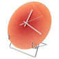 12 inch Sunset Wall Clock with Bracket Silent Non-Ticking Gradient Glass Clocks for Home (No Battery)