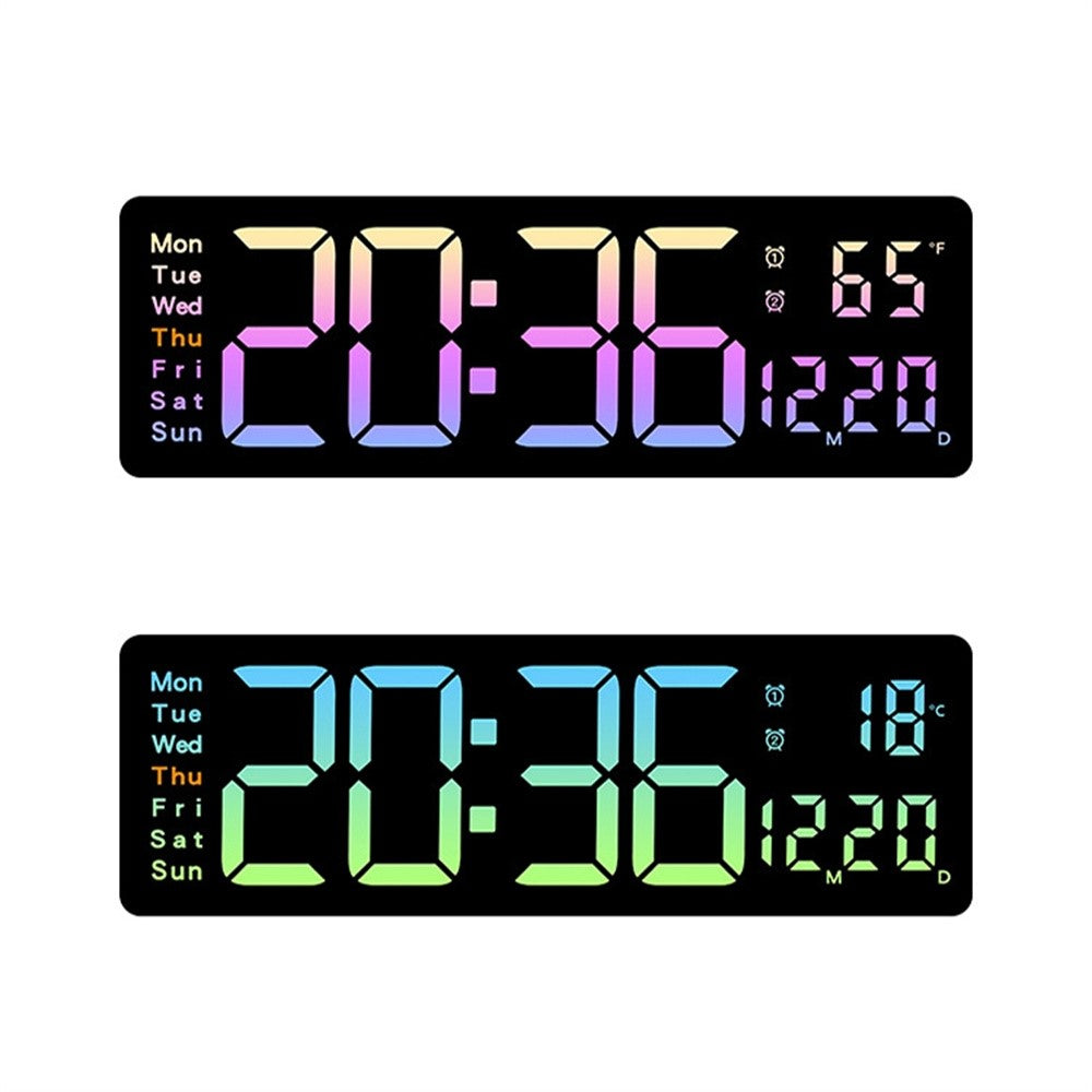 5526 LED Digital Display Electronic Wall Clock Multi-Function Countdown Alarm Clock