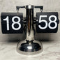 Retro Flip Tischuhr – Mechanische Klappzahlen Uhr im Vintage Design
