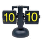 Automatic Flip Page Clock Home Retro Balance Page Turning Table Clock (without Battery)