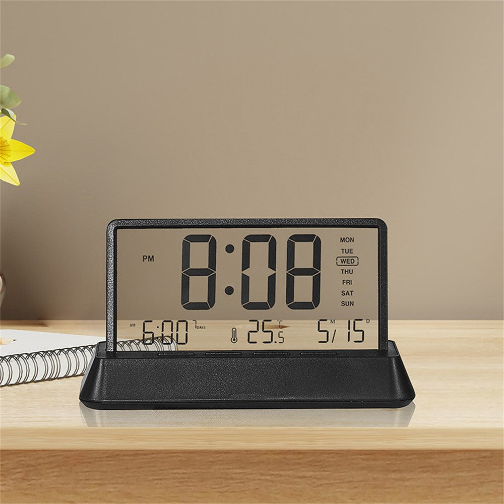 2301 LED Display Multifunction Digital Alarm Clock with Temperature Calendar Snooze Function