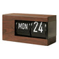 Minimalist Flip Calendar Table Clock Desktop Decor Smart Perpetual Calendar Flip Clock