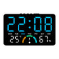 GH9007 Large Screen Digital LED Electronic Clock Multifunction Temperature Humidity Alarm Clock