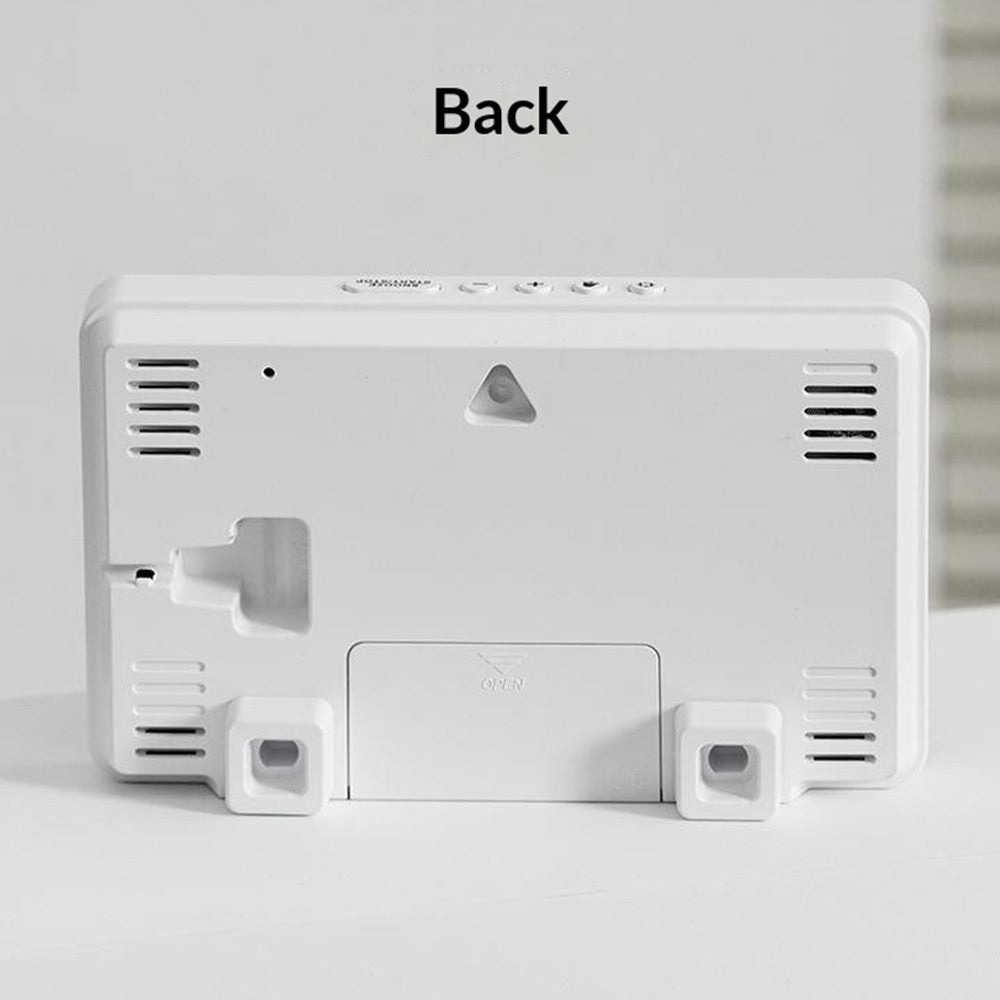 GH9007 Large Screen Digital LED Electronic Clock Multifunction Temperature Humidity Alarm Clock
