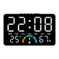 GH9007 Large Screen Digital LED Electronic Clock Multifunction Temperature Humidity Alarm Clock