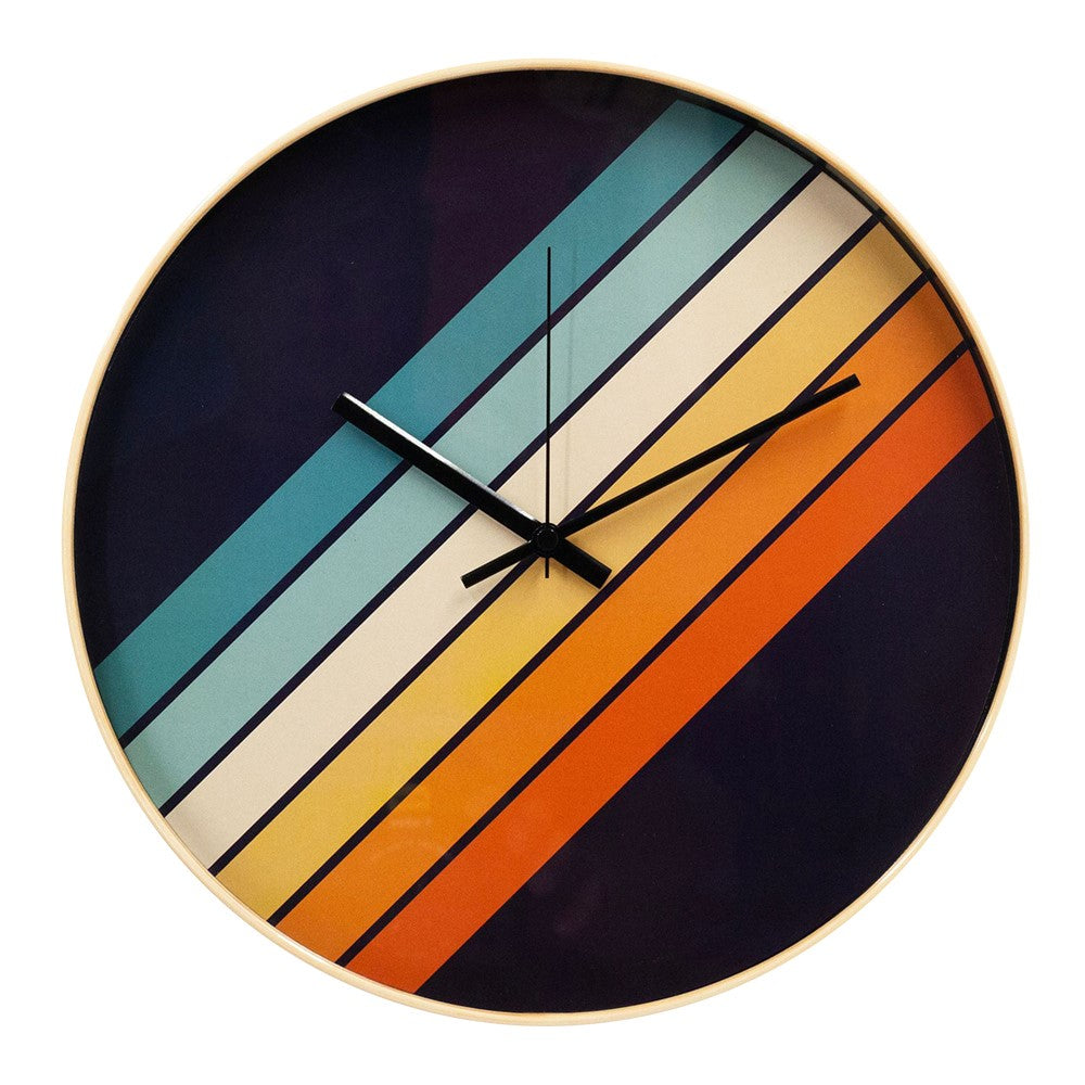 Creative Wall Clock Silent Movement Non-Drilling Installation Modern Minimalist Clock for Living Room (No Seamless Nail)