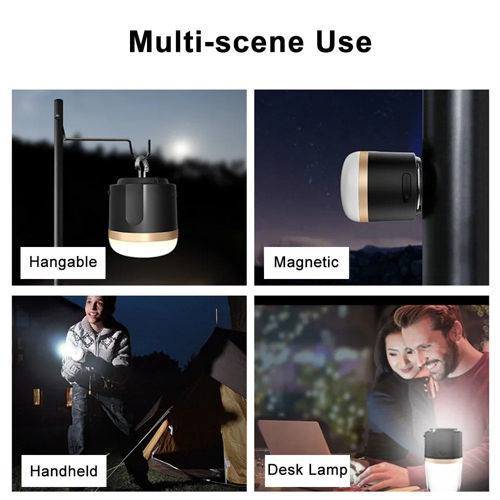 M0 IP65 Waterproof Outdoor Emergency Light Multifunctional Rechargeable Camping Lantern