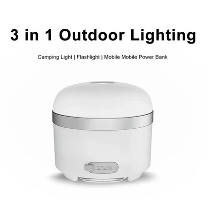 M0 IP65 Waterproof Outdoor Emergency Light Multifunctional Rechargeable Camping Lantern