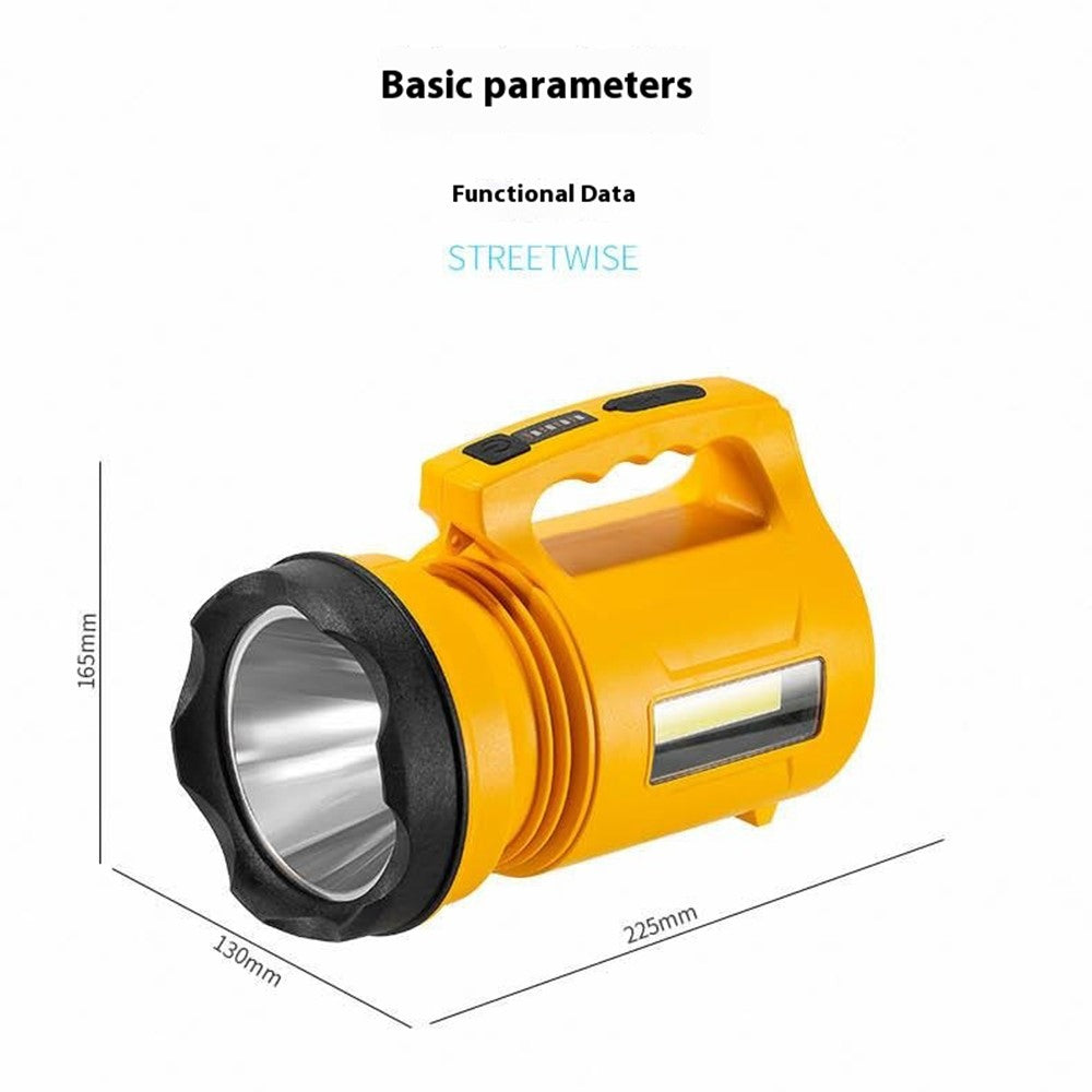 W5205-2 Handheld RGB Searchlight Outdoor Cycling High Bright P50 LED Flashlight