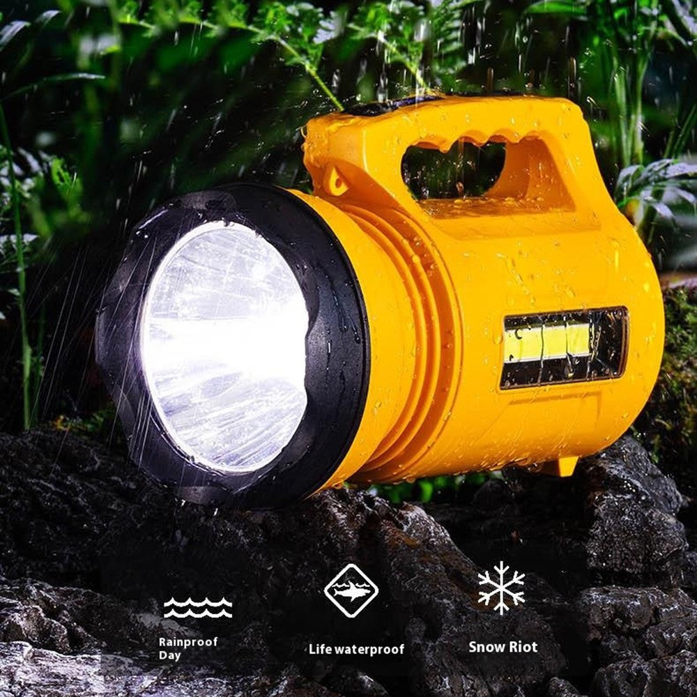 W5205-2 Handheld RGB Searchlight Outdoor Cycling High Bright P50 LED Flashlight