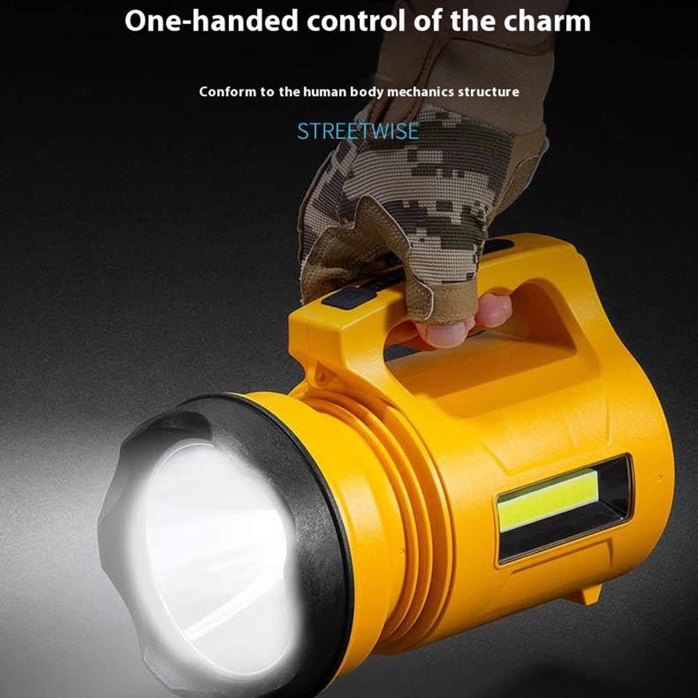 W5205-2 Handheld RGB Searchlight Outdoor Cycling High Bright P50 LED Flashlight