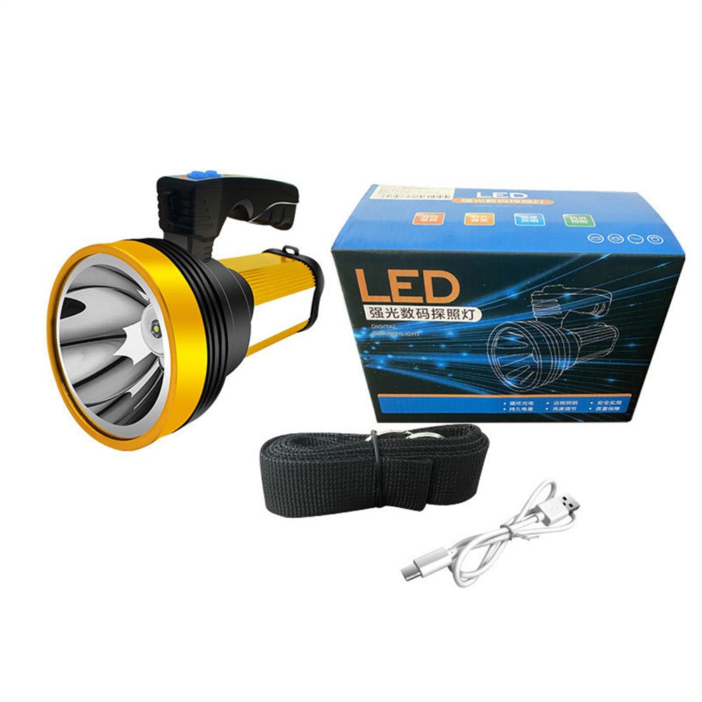 YH-9602S High Power Spotlight Ultra Bright Long Range Emergency LED Flashlight Power Bank
